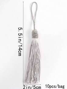 10pcs Polyester Sewing Decoration, Modern Tassel Design Sewing Decoration For Home - one size fits all - View 9