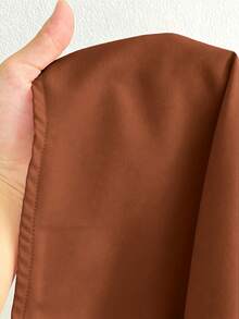 Maweii Plus Size Sexy Off-The-Shoulder Bow Jumpsuit - Brown - View 8