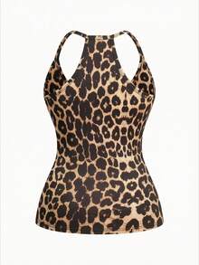 EMERY ROSE Conjunto informal de 3 piezas talla grande con top deportivo de cuello en V, que incluye top sin mangas - Multicolor - Ver 8