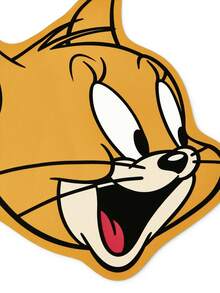 TOM & JERRY X SHEIN 1 Piece Special-Shaped LOGO Decorative Carpet - contracted design - View 4
