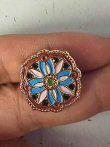 10 Buah Kancing Mewah Rhinestone 15/20mm untuk Pakaian, Bahan Jahit, Aksesoris Jahit, Kancing Jaket Wanita, Kancing Mantel, Kancing Lebah - MultiWarna - View 16