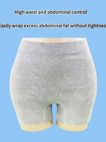 Disposable Underwear; Business Travel Hotel Physiological Pants; Postpartum Maternity Elastic Pants; Seamless, Non-Binding, Soft & Stretchy, Comfortable - Flat Angle - View 12