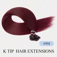 50G 50 sợi, tóc nối K-tip thẳng, màu tự nhiên, tóc nối V-tip mềm mượt, tóc thật óng ả, dùng cho tóc mỏng, nối nhiệt bền lâu, tăng độ dày, thanh lịch cho phụ nữ, phù hợp cho tiệc tùng và đám cưới. - Nhiều màu - Xem 23