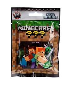 Jada 1pc Minecraftt Mystery Blind Bag Figure, Diecast Mini Block Character Model Random Style Collectible Desk Display Decoration Single Pack - Multicolor - View 3