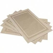 4-Piece/6-Piece Set Of Chinese-Style Pvc Table Mats: Minimalist Design, Heat-Resistant Western-Style Placemats - Multicolor - View 2