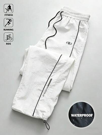 Sport MetroGents Men's Contrast Trim Drawstring Waist Sports Pants