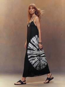 Fembélia 1 pieza Vestido largo regular para mujer - Negro - Ver 1