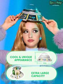 Rick and Morty X SHEGLAM Space Adventure 化妝包 品牌 美容 化妝 化妝品 適合女性與女孩 完美搭配夏季春季 Y2K 時尚 流行 生日 母親節禮物 假期 派對準備就緒 最佳顏色 - 淺粉色 - 查看 2