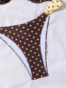 Swim Mod Bộ bikini chấm bi 2 món có gọng dành cho nữ, đồ bơi đi biển. - Nhiều màu - Xem 7