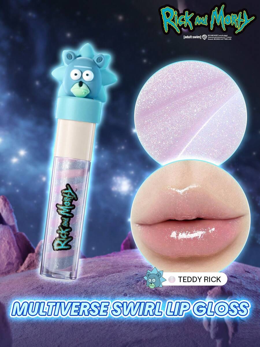 Rick and Morty X SHEGLAM Multiverse Swirl 唇彩-Teddy Rick 品牌美妝化妝品 適合女士與女孩 - Teddy Rick - 查看 1