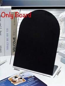 Magnetic Message Board & Card Holder Display, Desktop Notepad Organizer With Vertical Badge Storage, Office Desk Accessory & Workspace Organizer - one-size - View 19
