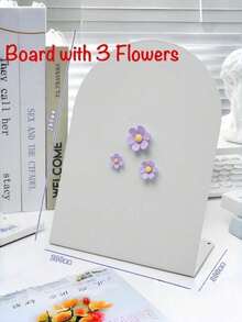 Magnetic Message Board & Card Holder Display, Desktop Notepad Organizer With Vertical Badge Storage, Office Desk Accessory & Workspace Organizer - one-size - View 18
