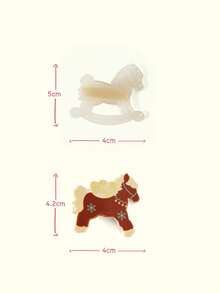 Cute Pony Hairpin - Multicolor - View 8