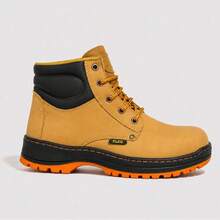 Genuine Leather Pleg Working Boot With Steel Helmet - miel - View 6
