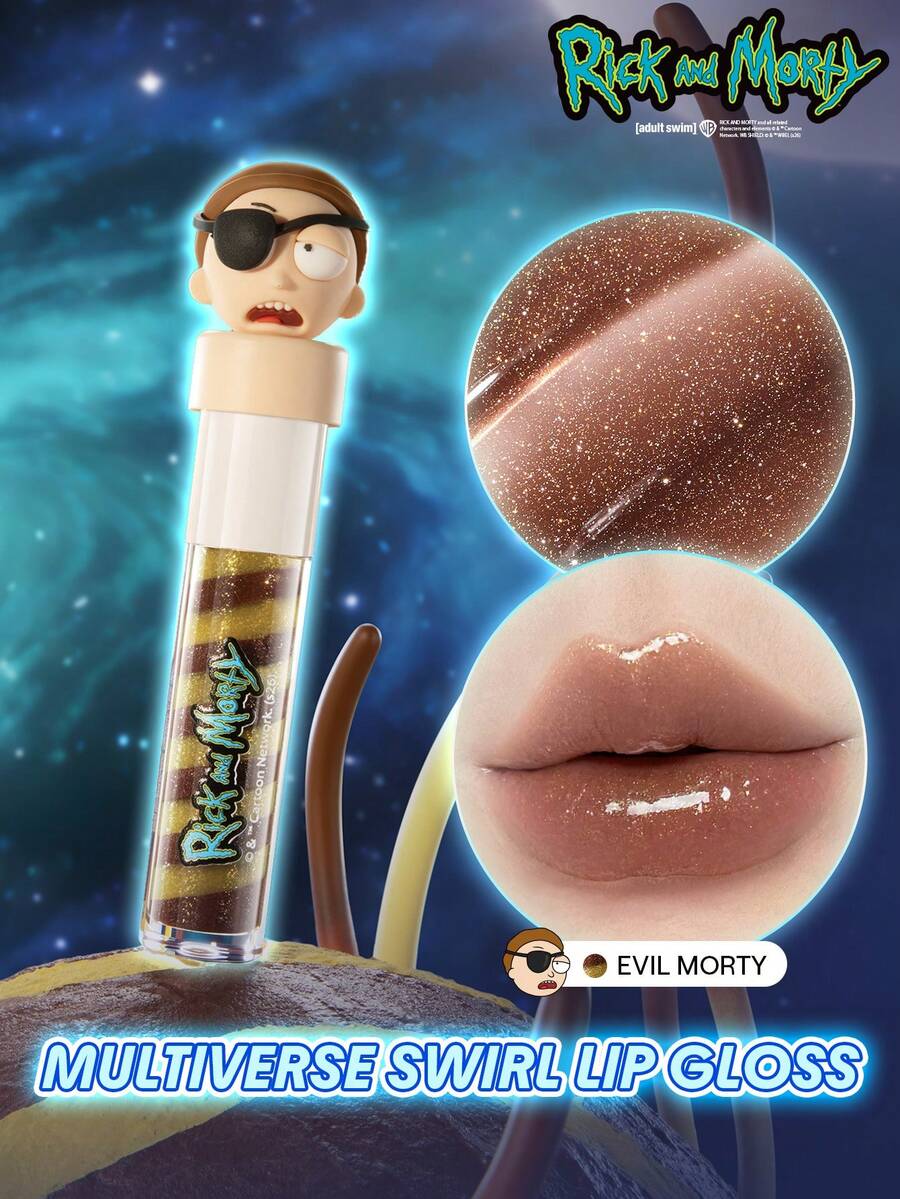 Rick and Morty X SHEGLAM Multiverse Swirl 唇彩-Evil Morty 品牌美妝化妝品 適合女士與女孩 - Evil Morty - 查看 1