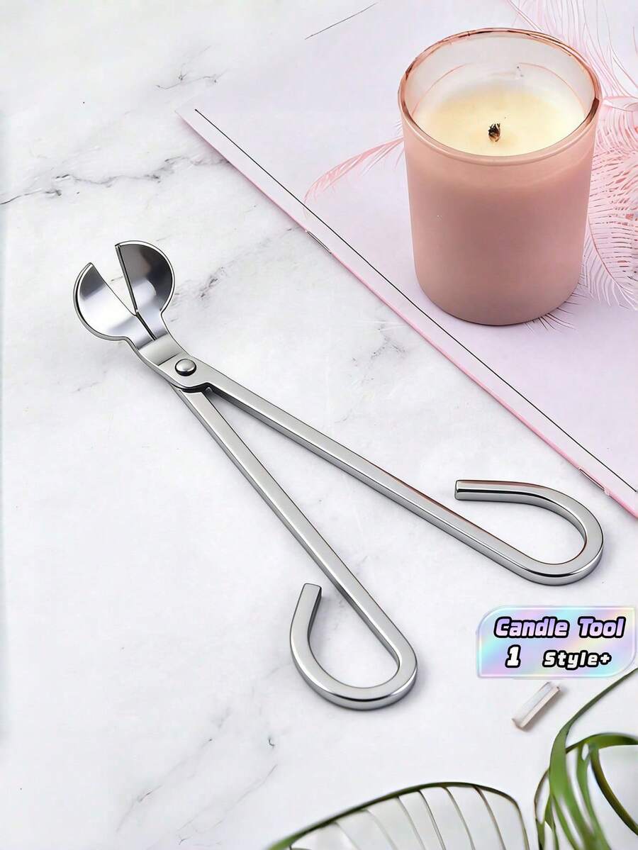 1 Pc Wick Trimmer, Wick Scissors, Wick Cutter For Cutting Candle Wick (Silver) - Silver - View 1