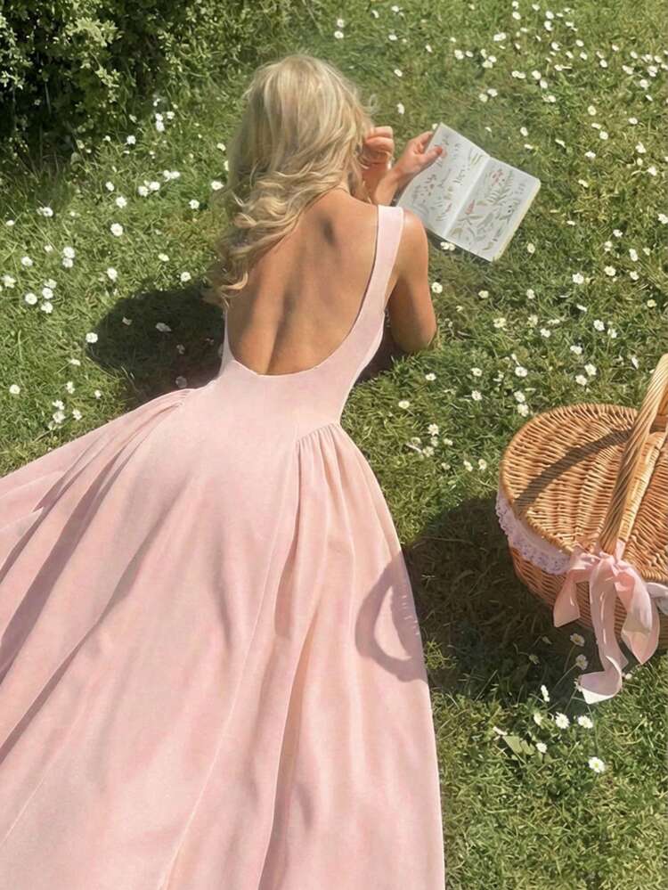 cute light pink dresses chiffon lace prom dress, pink evening dress Mini length Square neckline Long sleeves Invisable back zipper Hook and eye closure Non Short Sleeve Light Pink Homecoming