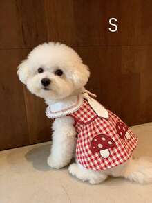 Red Christmas-Themed T-Shirt - Breathable & Comfortable New Spring/Summer Apparel - Short-Sleeve Clothing For Small Dogs, Pets, And Cats. - Red - View 10
