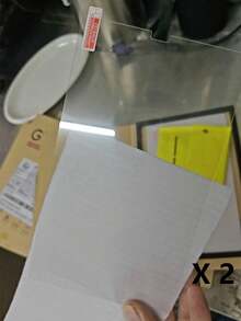 适用于三星 Galaxy Tab A11/A11+/S9 FE/A7/A-T510/T515/S6/S7 Plus/S8/S9/S6/A9 Plus/S8 Ultra/S10 平板电脑系列的 2 片装钢化玻璃屏幕保护膜，易于安装 - 無色 - 查看 13