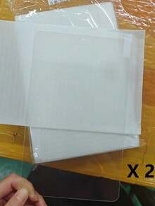 适用于三星 Galaxy Tab A11/A11+/S9 FE/A7/A-T510/T515/S6/S7 Plus/S8/S9/S6/A9 Plus/S8 Ultra/S10 平板电脑系列的 2 片装钢化玻璃屏幕保护膜，易于安装 - 無色 - 查看 12