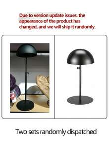 Adjustable Ironwork Hat Display Stand And Wig Holder For Stylish Storage Solutions At Home, Salons, And Shop Counters - Available In Elegant Gold, Sleek Black, And Classic Silver Finishes For - Multicolor - View 15