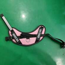 1pc Pink, Anti-Explosion, Flashing Strip Decorated Pet Chest Strap, Back Strap, Vest-Style Harness, Suitable For Small, Medium, And Large Dogs To Go Out For Walks Or Trainings - Pink - View 12