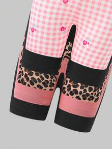 5 Sets Cute Girls Legging Fabric Machine Washable Smooth Skin Friendly Comfortable Fit - Multicolor - View 5
