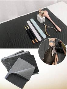 20Pcs Disposable Table Covers - Foldable Cleaning Pads For Nail Salons, Dental Clinics & Medical Use, Disposable For Manicure, Tattoo & Beauty Treatments - Multicolor - View 8