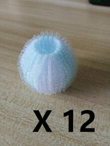 1/6/12个装可重复使用宠物毛发去除滚筒，无需用电即可去除衣物、床上用品、浴室用品、清洁用品上的绒毛和宠物毛发，适用于猫狗毛发去除 - 彩色 - 查看 8
