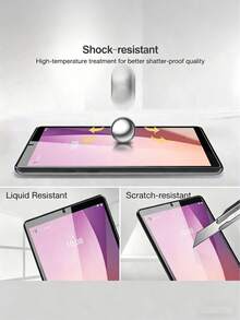 适用于三星 Galaxy Tab A11/A11+/S9 FE/A7/A-T510/T515/S6/S7 Plus/S8/S9/S6/A9 Plus/S8 Ultra/S10 平板电脑系列的 2 片装钢化玻璃屏幕保护膜，易于安装 - 無色 - 查看 10