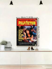 1PC Unframed Retro Canvas Vintage Movie Characters Art Print Wall Decor Poster For Bedroom Office Living Room Dorm Cafe Bar Birthday Graduation Gift Home Decor Wall Art - multicolor - View 8