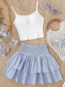 Blue and White