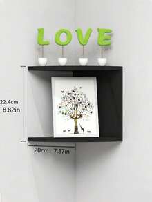 1pc Multi-Tier Corner Shelf, Floating Corner Shelf, Corner Rack, Wall Corner Storage Rack, Bedroom Wall-Mounted Bookshelf, Kitchen Triangular Corner Storage & Decor Rack, Easy To Assemble Multi-Layer Wall-Mounted Shelving Unit For Bedroom, Bathroom, Kitchen, Office, Living Room, Bookshelf - Multicolor - View 13