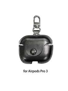 Hộp đựng tai nghe bằng da PU cao cấp có móc cho tai nghe TWS Pro/Pro2; Hộp đựng cho Pro/Pro2 (2021)/Pro2 (2024); Hộp đựng tai nghe bằng da PU mềm mại cho tai nghe TWS Pro/Pro2; Hộp đựng cho Pro thế hệ thứ 2; Hộp đựng di động bằng da PU siêu mỏng vừa vặn với khóa kim loại và móc chìa khóa cho Pro thế hệ thứ 3; Hộp đựng cho Pro 3 (2025). - đen xám - Xem 12