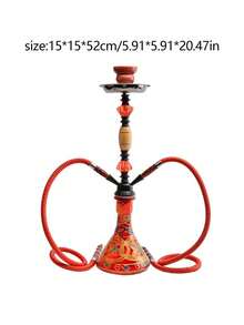适用于 KTV 酒吧和夜生活场所的阿拉伯水烟套装，商业耗材，中号木制水烟碗。 - 均碼 - 查看 3