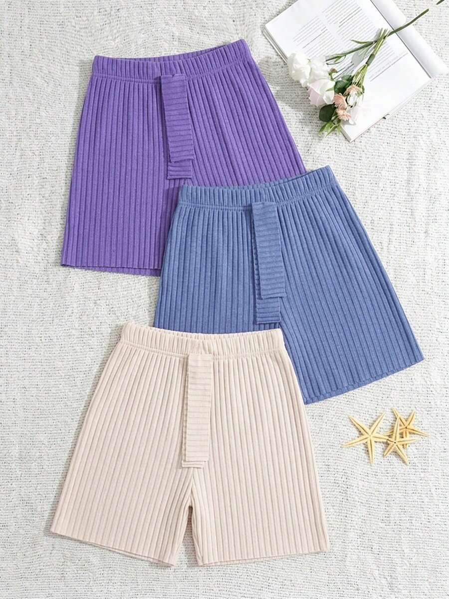 EURMUSE Cotton Line 女士 3 件装多色家居睡裤套装 - 彩色 - 查看 1