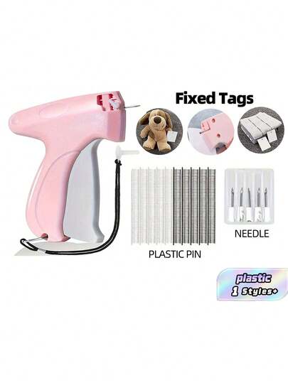 1 + 1000pcs Clothes Repair Sewing Gun Kit, Portable Clothing Mending Sewing Machine, Quick Stitch Gun, Mini Sewing Gun, Fast Mending Clothes Quilt Sewing Gun, Sewing Binding Machine