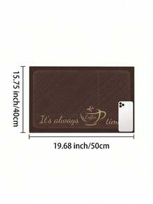 1 pieza Alfombrilla para barra de café - Secado rápido, súper suave de tierra de diatomeas, resistente al calor, felpudo de drenaje de utensilios de cocina con diseño de "Barra de café", muy adecuado para encimera y mesa de comedor, protección de encimera, alfombrilla de café - Multicolor - Ver 10