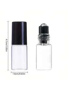 Chai hình cầu 1ml/2ml/3ml, chai đựng nước hoa nhỏ, chai đựng mẫu tinh dầu, chai thủy tinh trong suốt, thích hợp để mang theo khi làm việc ngoài trời, đi du lịch và các dịp khác. - Nhiều màu - Xem 4