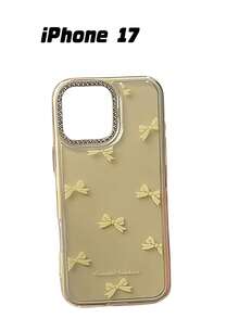 Luxury Rhinestone Lens Bow Phone Case Compatible With IPhone 17 16 15 14 Promax 13 Luxury Stylish Blingbling Protect Back Cover - Yellow - View 18