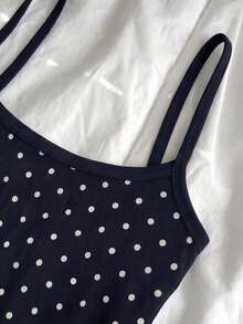 IslaSuriya Women's Polka Dot Print Camisole And Shorts Casual 2 Pieces Set - Multicolor - View 4