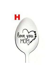 Personalized Coffee Spoon - Engraved Stainless Steel Tea/Coffee Stirrer - Multicolor - View 15
