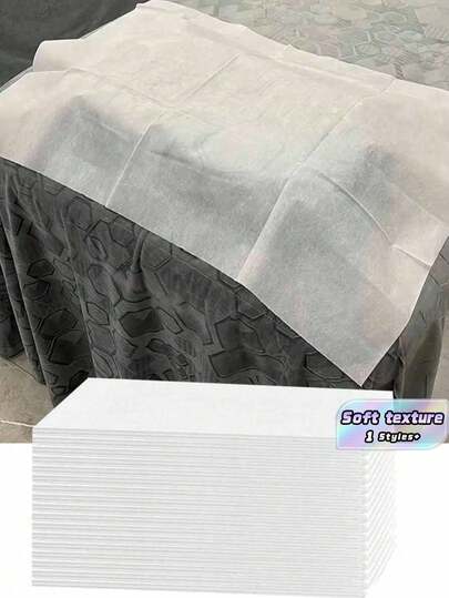 Bộ 10/50/100/150/200 chiếc vỏ gối dùng một lần, vỏ gối mềm không dệt dành cho thẩm mỹ viện, spa tại nhà và tiệm nail, tấm bảo vệ vệ sinh.