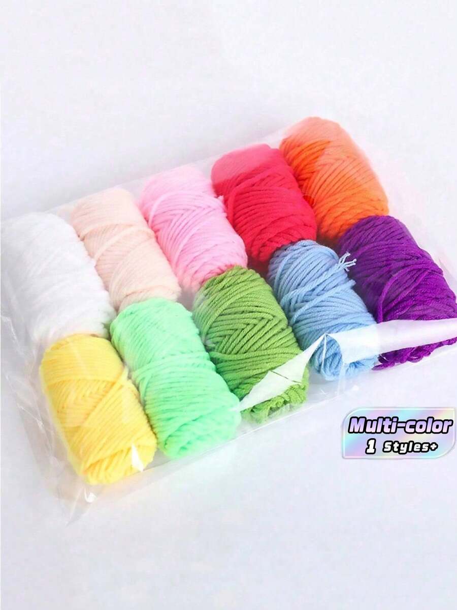 10色羊毛条针毡入门套装，适合初学者的完整DIY手工套装