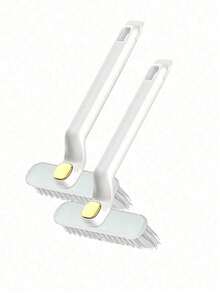 1/2 piezas Cepillo multifuncional para el hogar sin ángulos muertos, cepillo para limpiar baños, inodoros, pisos y cocinas con rotación - Multicolor - Ver 16