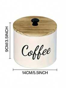 1pc Wooden Coffee Filter Packaging Box Farmhouse Coffee Filter Bracket Paper Tea Bag Coffee Bean Storage Box - Multicolor - View 10