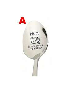 Personalized Coffee Spoon - Engraved Stainless Steel Tea/Coffee Stirrer - Multicolor - View 12