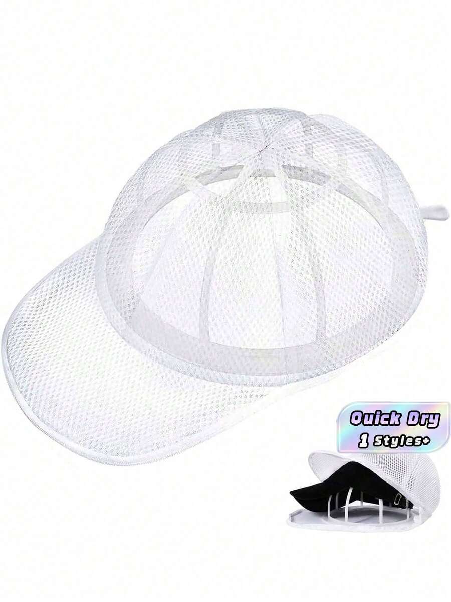 带网袋的帽子清洁笼、帽子清洗器和保护器，适用于各种帽子
