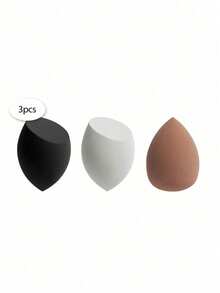 3/6/9/12Pcs Latex-Free Absorbent Polyurethane Makeup Sponges For Liquid Cream Powder Foundation Application - Multicolor - View 10