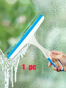 1/2Pcs Ergonomic Handle Squeegee, Multi-Purpose Glass & Floor Cleaning Tool With Easy Hang Design, Durable Plastic For Windows, Shower Doors, Bathroom, Scratch-Free Surface Remover, Space-Saving Storage - Multicolor - View 9